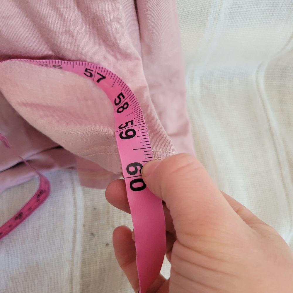 NEW PinkBlush Pink Long Sleeve Photoshoot Maternity Gown/Dress Pink Size Small‎ - Picture 8 of 11